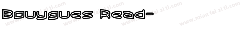 Bouygues Read字体转换